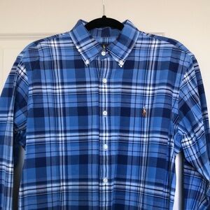 Men’s Ralph Lauren long sleeve polo, size Large